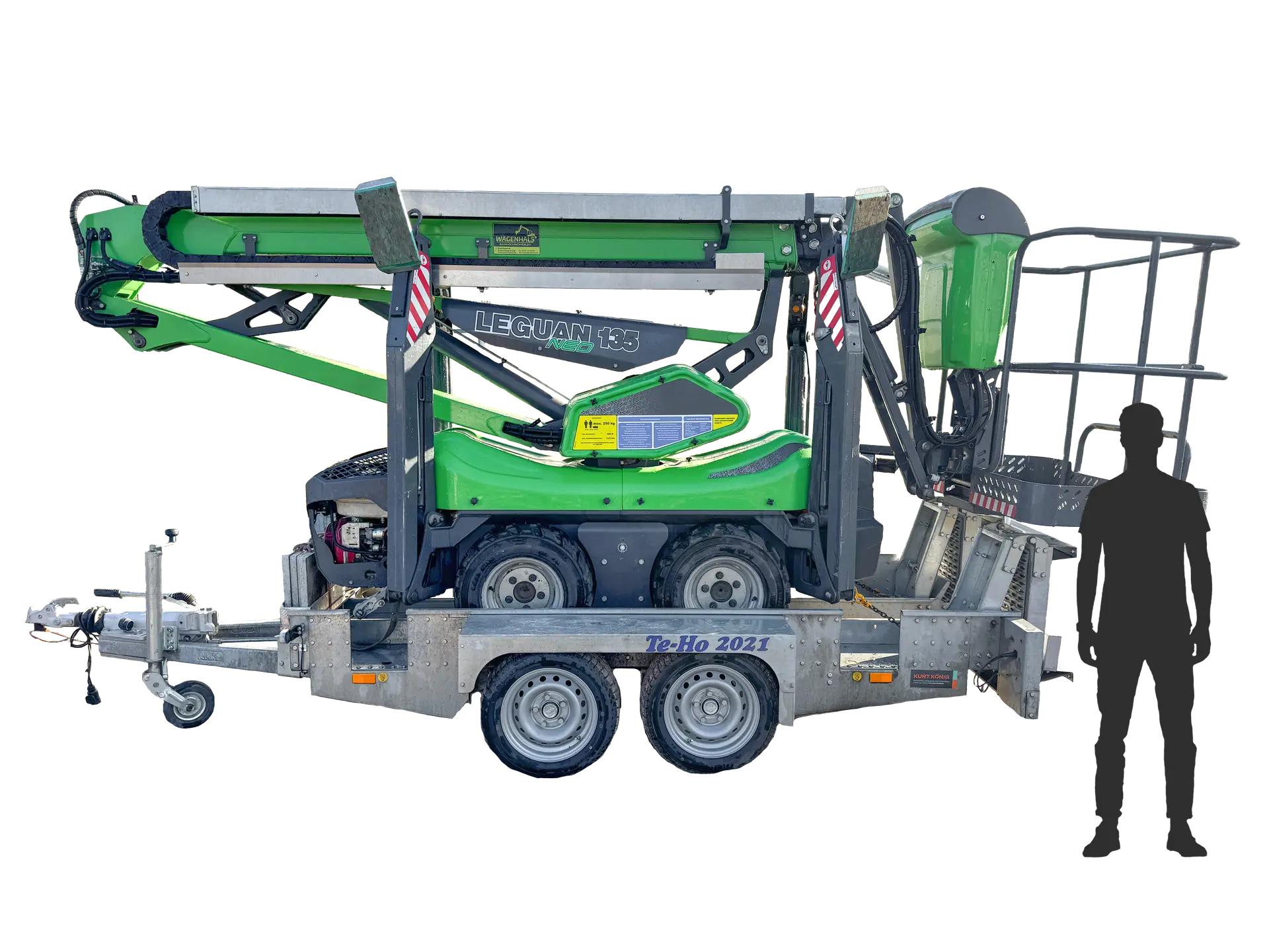 Hubarbeitsbühne Leguan 135 Neo_silhouette