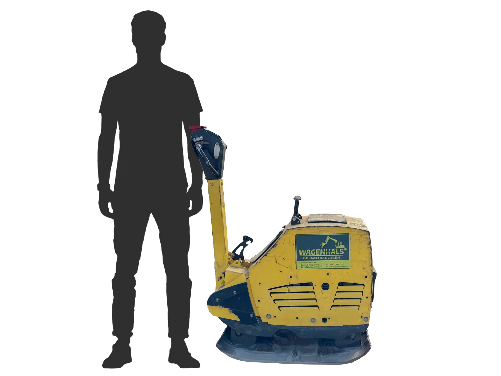 Vibrationsplatte BOMAG BPR 70_70D_silhouette