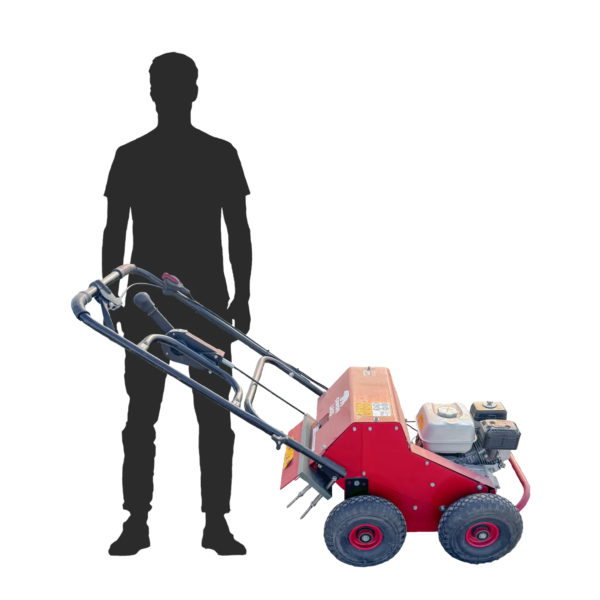 Rasen Aerifizierer LA25_Silhouette